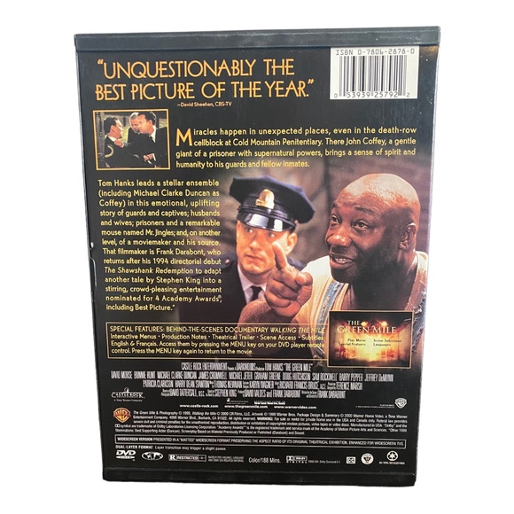 The Green Mile DVD Movie 🎥 5/$15🎥 - Picture 2 of 3